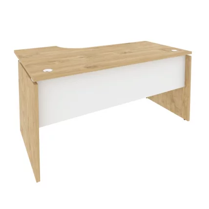 Стол эргономичный правый ONIX O.SA-1R Тиквуд Светлый/Белый_0