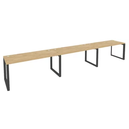 Рабочая станция на О-образном м/к ONIX O.MO-RS-3.4.7 Тиквуд Светлый/Антрацит_0