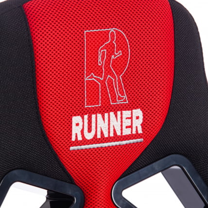 Кресло RUNNER ткань, черный/красный, 2603/ 08/ 12_9
