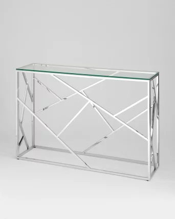 Консоль АРТ ДЕКО 115x30 Серебро_1