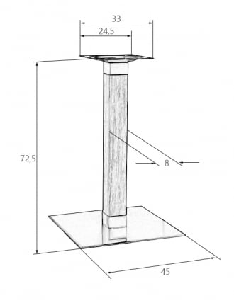 Подстолье обеденное DOBRIN LANCE_1