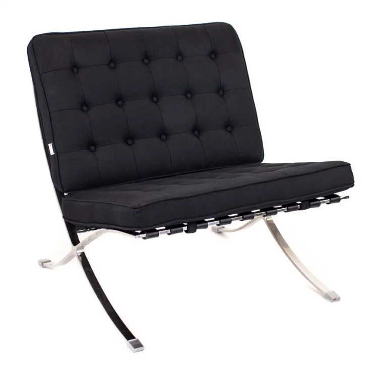 Диван одноместный Everprof Barcelona - 1 Ткань Черный_0