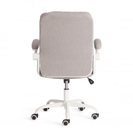 Кресло офисное Lugano Wh ткань teddy, светло-серый_3