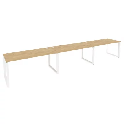 Рабочая станция на О-образном м/к ONIX O.MO-RS-3.4.7 Тиквуд Светлый/Белый_0