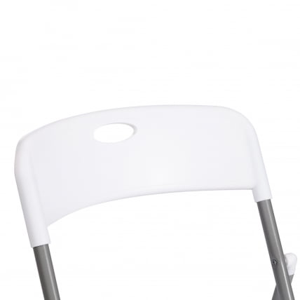 Стул складной FOLDER (mod. 3017H) каркас: металл, сиденье/спинка: пластик, 49 x 46.5 x 73.5 см, white (белый) / grey (серый)_6