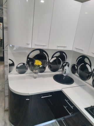 Глянцевый фартук (КОМПОЗИТ) KM 34_13