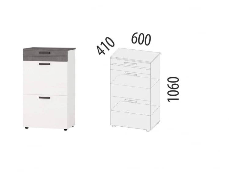 Тумба для обуви Денвер 400.11_1