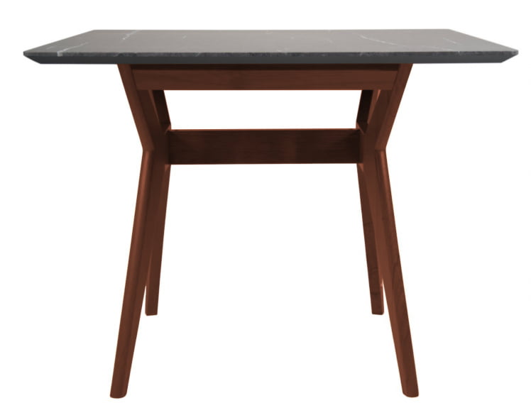 Стол Нарвик 960*960 мрамор Графит Темный орех_2