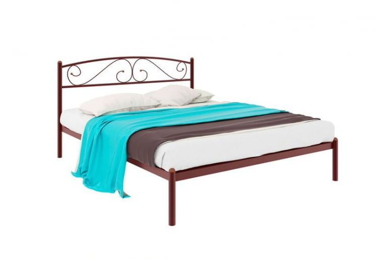 Кровать Вероника 1400х2000 Коричневая_0
