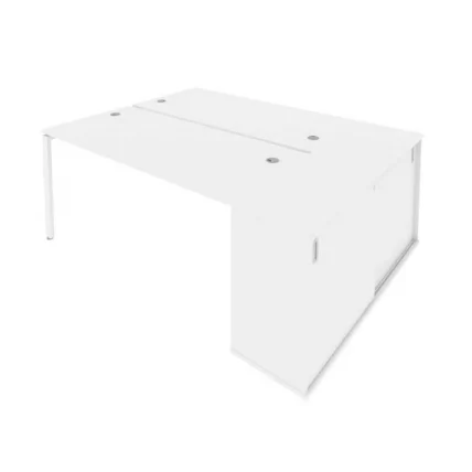 Рабочая станция с опорным шкафом-купе Metal System Б.РС-СШК-1.4 Белый_0