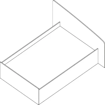 Кровать Проспект Гм.КР-15 дуб_0