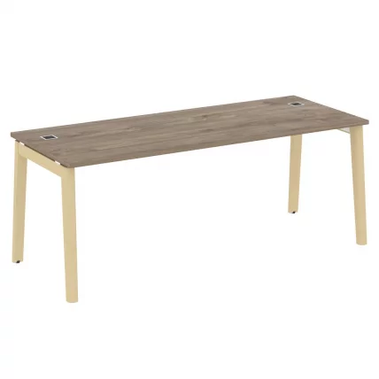 Стол рабочий руководителя ONIX WOOD OW.SRR-6.8 Тиквуд Темный/Светлый_0