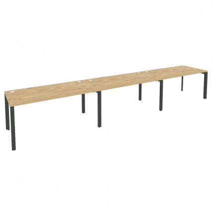 Рабочая станция на П-образном м/к ONIX O.MP-RS-3.4.8 Тиквуд Светлый/Антрацит_0