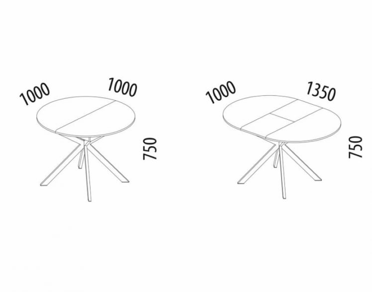 Обеденный стол Орфей 49.1 Дуб Табако_10