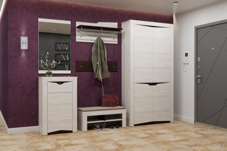 Тумба Лючия 33.20 Ясень анкор светлый Венге_2