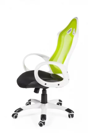 Кресло офисное Тесла CX0398H01 White green_1