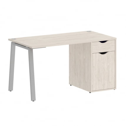 Стол письменный HOME OFFICE VR.SP-3-138.1.A Денвер Светлый/Серый металл_0
