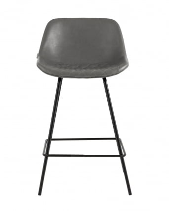 Стул полубарный Деймон (ПБ) экокожа Серый_1