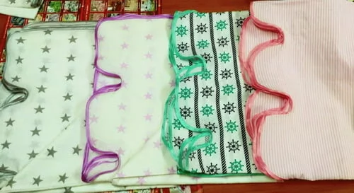 Балдахин для кроватки белые прянички на коричневом_1