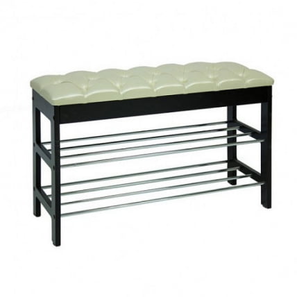 Банкетка Грейс Орех Кремовый_0