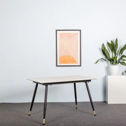 Стол раздвижной Месси 120-160 Белый_4