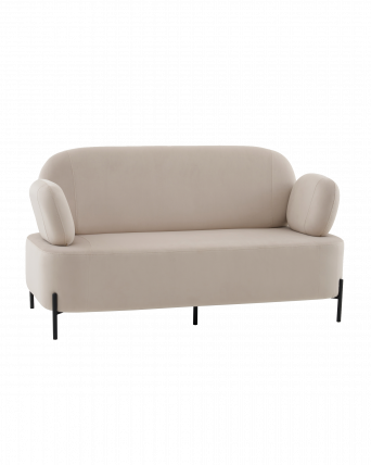 Диван Кэнди 2Д велюр бежевый_0