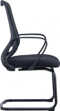 Кресло для посетителей Еверпроф ЕП-810 Греи Сетка Черый / Everprof EP-810 Grey_2