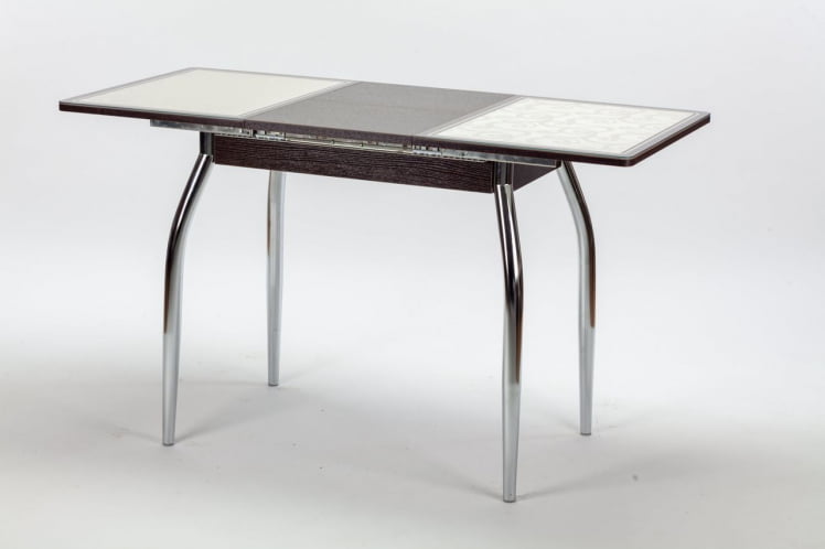 Стол обеденный Аспен КЗ(6195) венге,завитки крем_1