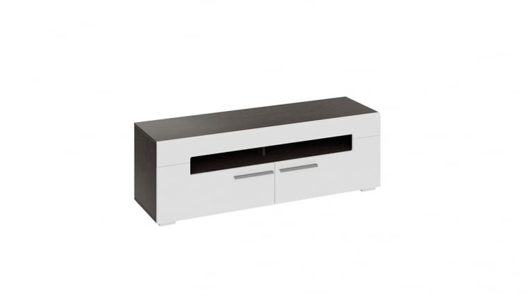 Тумба Фьюжн ТД-260.03.11 Белый глянец Венге Линум_0