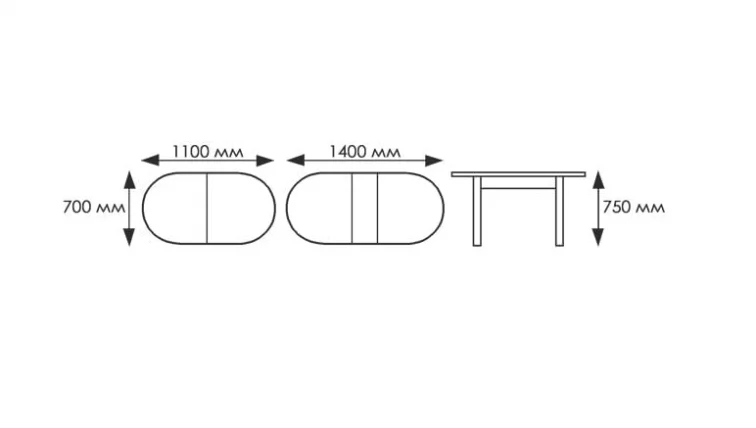 Стол обеденный Универсальный фп Ромашкм Д006 ЛДСП серый_2