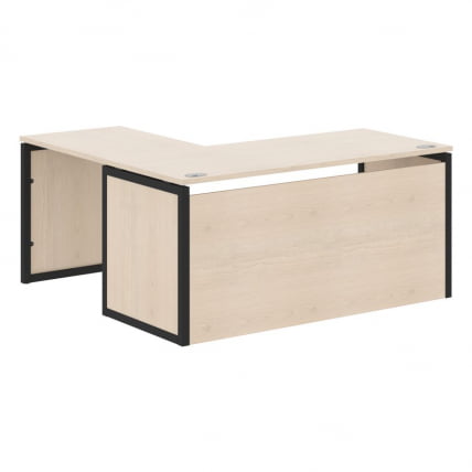 Стол письменный угловой правый XTEN-QP XQPCT 1615H R Бук Тиара Антрацит_0