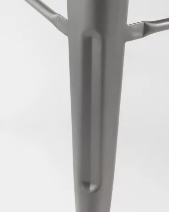 Стул барный TOLIX WOOD Серебристый_6