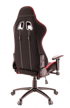 Кресло геймерское Everprof Lotus S4 Ткань Черный Красный_2