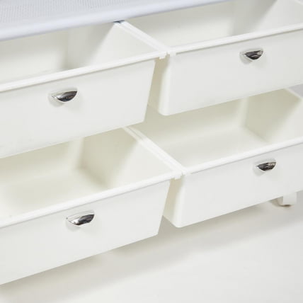 Вешалка NY-3297 металл, 76-130*43*109-165см, хром/белый_4