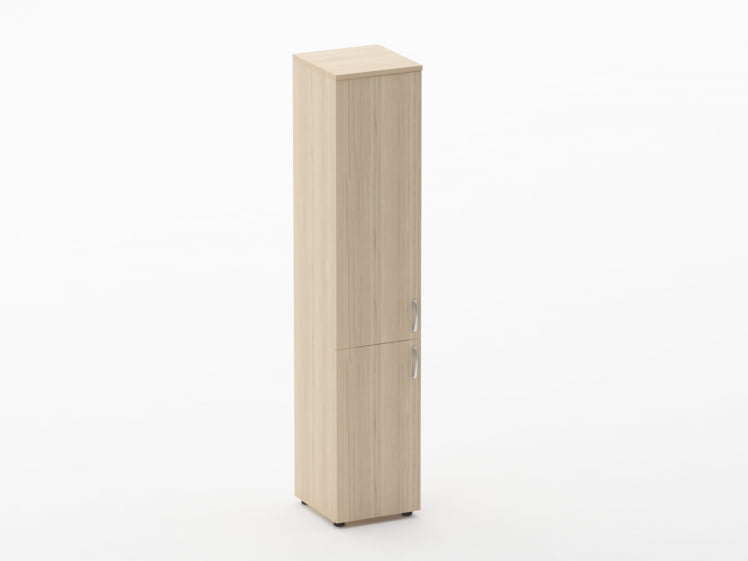 Шкаф высокий закрытый Glassy 6.19.13Л Орех_0