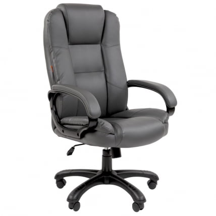 Кресло офисное CHAIRMAN 600 экокожа Серый_0