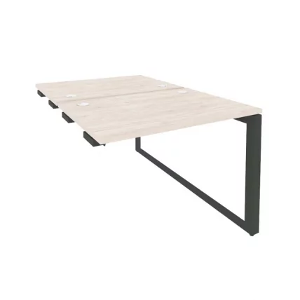 Стол-приставка двойной на О-образном м/к к опорым элем. ONIX O.MO-D.SPR-1.7 Денвер Светлый/Антрацит_0