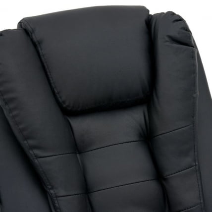 Кресло офисное с функцией вибромассажа CРОМЕКС (КРОМЕКС) Чилл МС-005 экокожа черное / CROMEX Chill MS-005_13