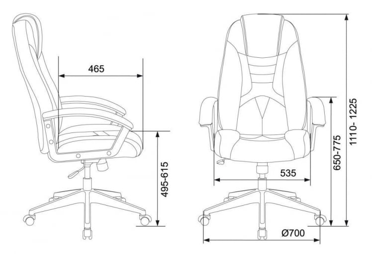 Кресло игровое Zombie 8 Orange_6