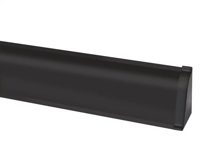 Плинтус (с заглушками) ПЛ 117.1.300 Черный_0