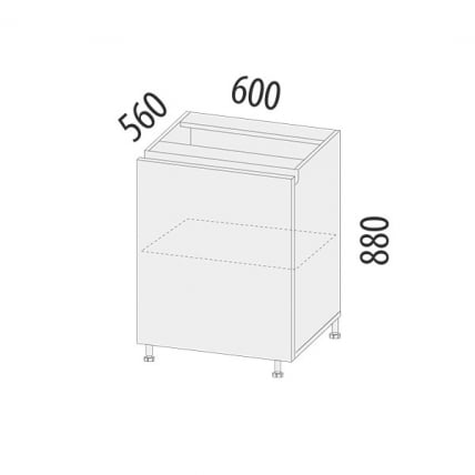 Напольный шкаф (лев/прав) Бостон 104.43_4