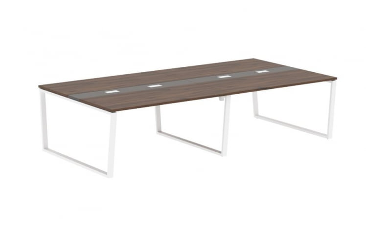 Стол переговорный EDIS EVCT 3116 Дуб Денвер темный Мокко Белый_0