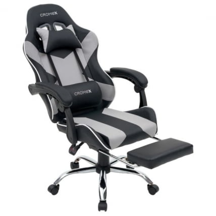 Кресло компьютерное CРОМЕКС (КРОМЕКС) Ваве ГМ-145 экокожа черное/серое / CROMEX Wave GM-145_4