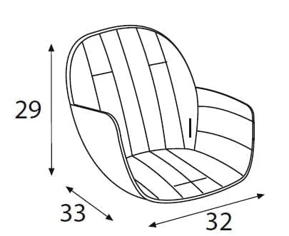 Текстиль в стул Micuna OVO LUXE TX-1646 Beige_4