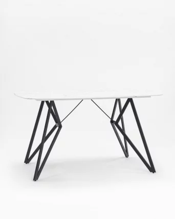 Стол обеденный Денвер 140x90 Белый_0