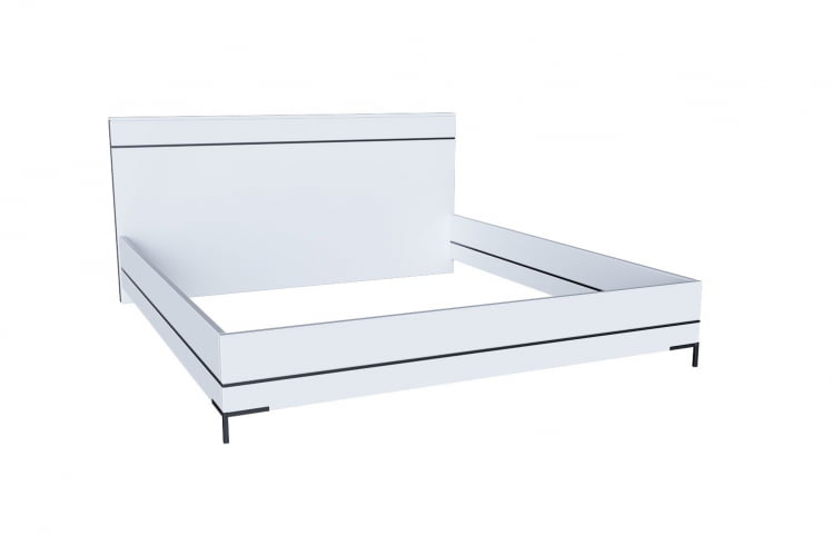 Кровать 1800 Норд ЛД.677.150.000 Белый/Черный_0