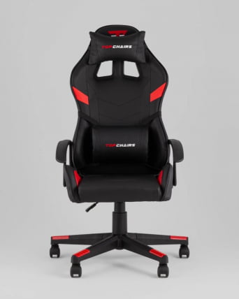 Кресло спортивное TopChairs Warden черно-красный_2