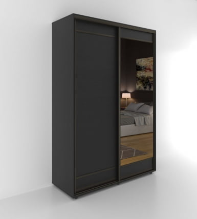 Шкаф-купе 2-х дверный Акцент-Лайт Д3 1000х600 Венге_0