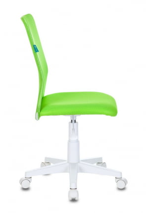 Кресло детское Бюрократ KD-9 (пластик белый) Салатовый_2