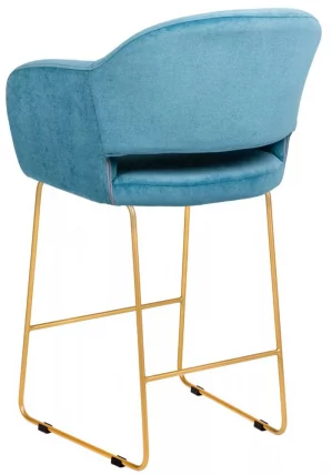 Стул барный Oscar (Б) Блю/ЛинкЗолот_1